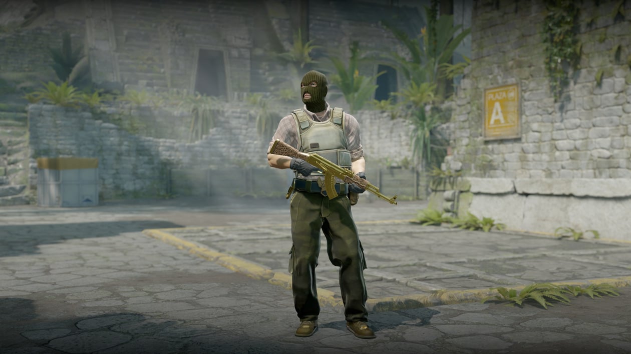 Preview image 6 of AK-47 | Gold Arabesque (Factory New)