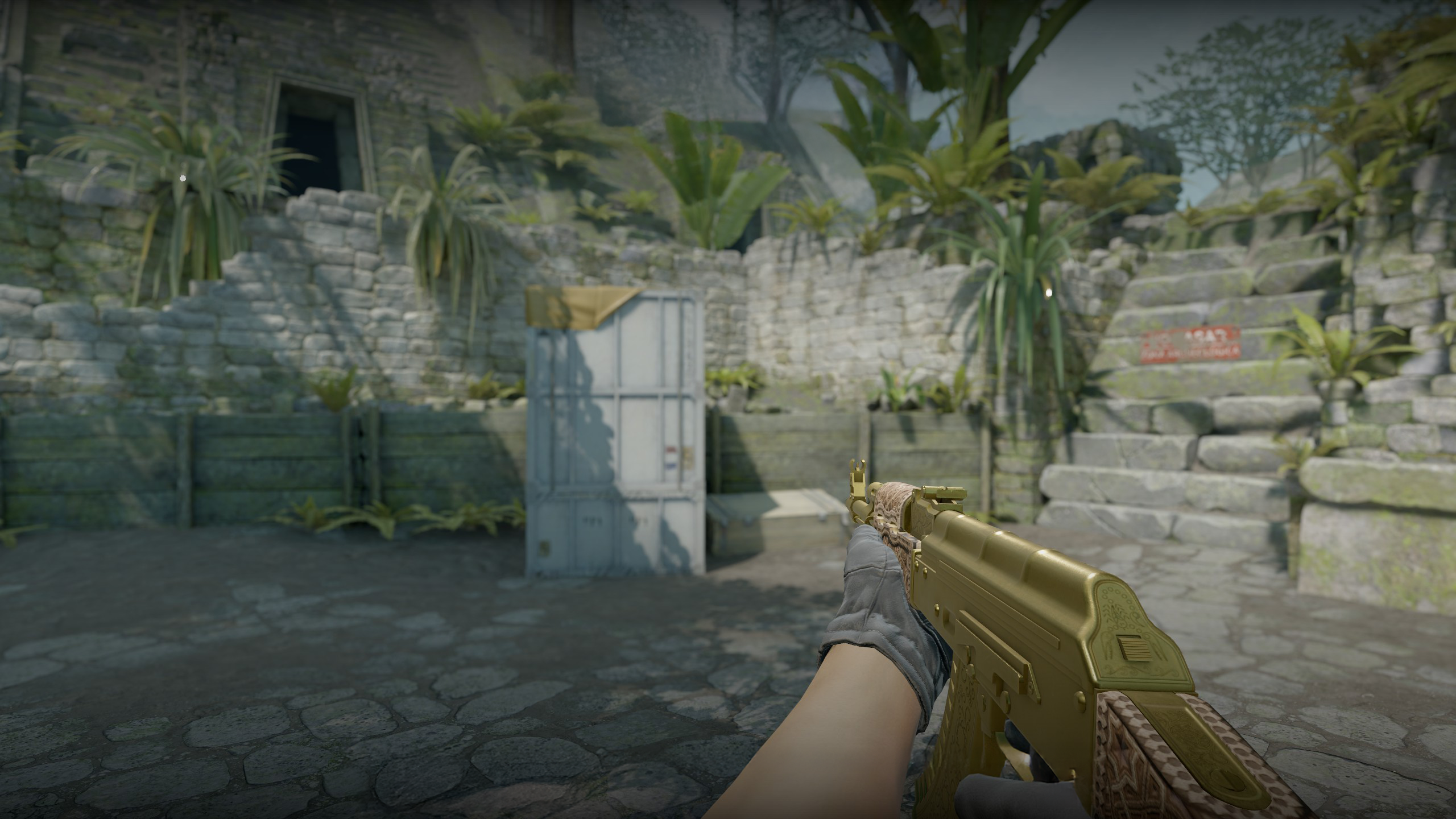Preview image 8 of AK-47 | Gold Arabesque (Factory New)