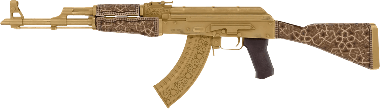 Preview image 1 of AK-47 | Gold Arabesque (Factory New)