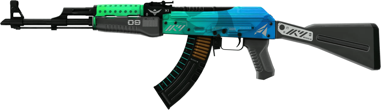 Preview image 1 of AK-47 | Ice Coaled (Factory New)
