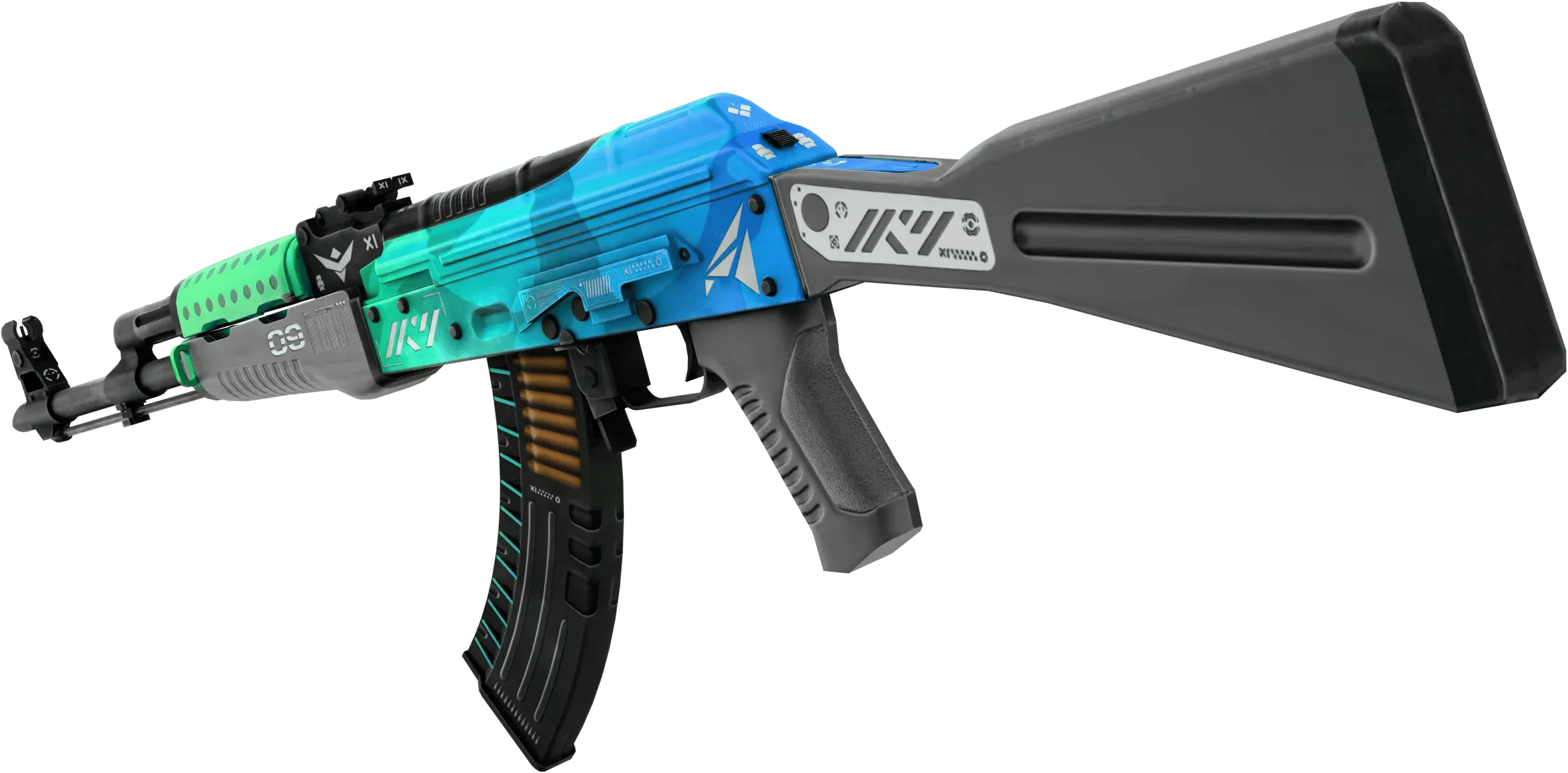 StatTrak™ AK-47 | Ice Coaled (FN - Mới cứng)