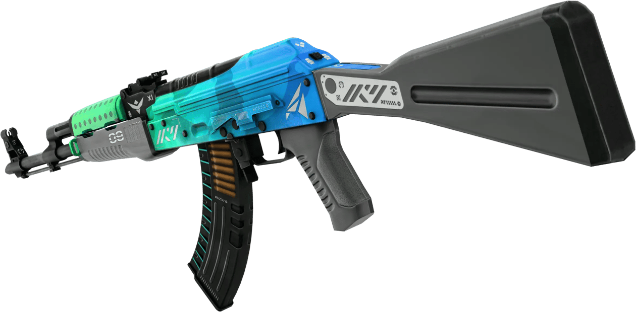 Preview image 3 of AK-47 | Ice Coaled (Factory New)