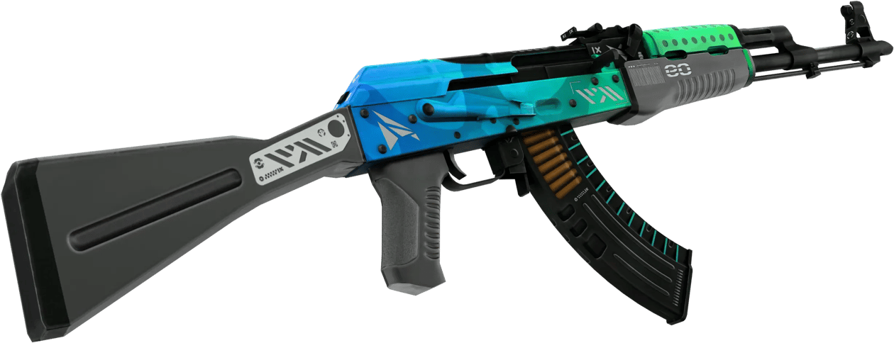 Preview image 4 of AK-47 | Ice Coaled (Factory New)