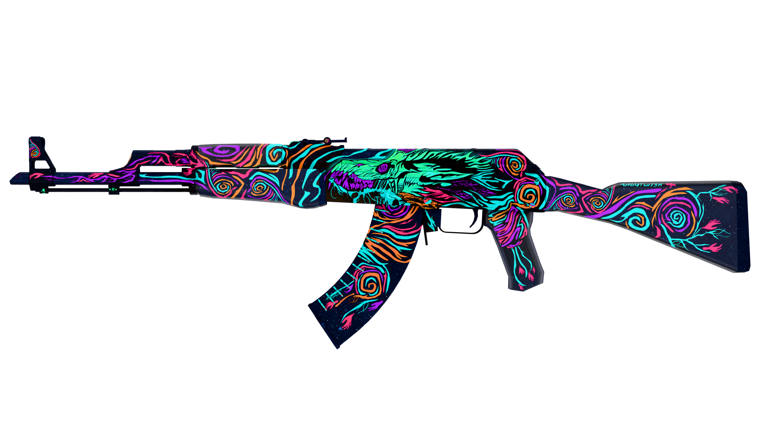 Preview image 1 of StatTrak™ AK-47 | 黑夜迷願 (全新出廠)