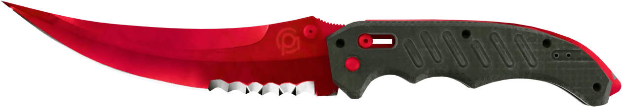 Preview image 1 of ★ StatTrak™ Flip Knife | Doppler Ruby (Factory New)