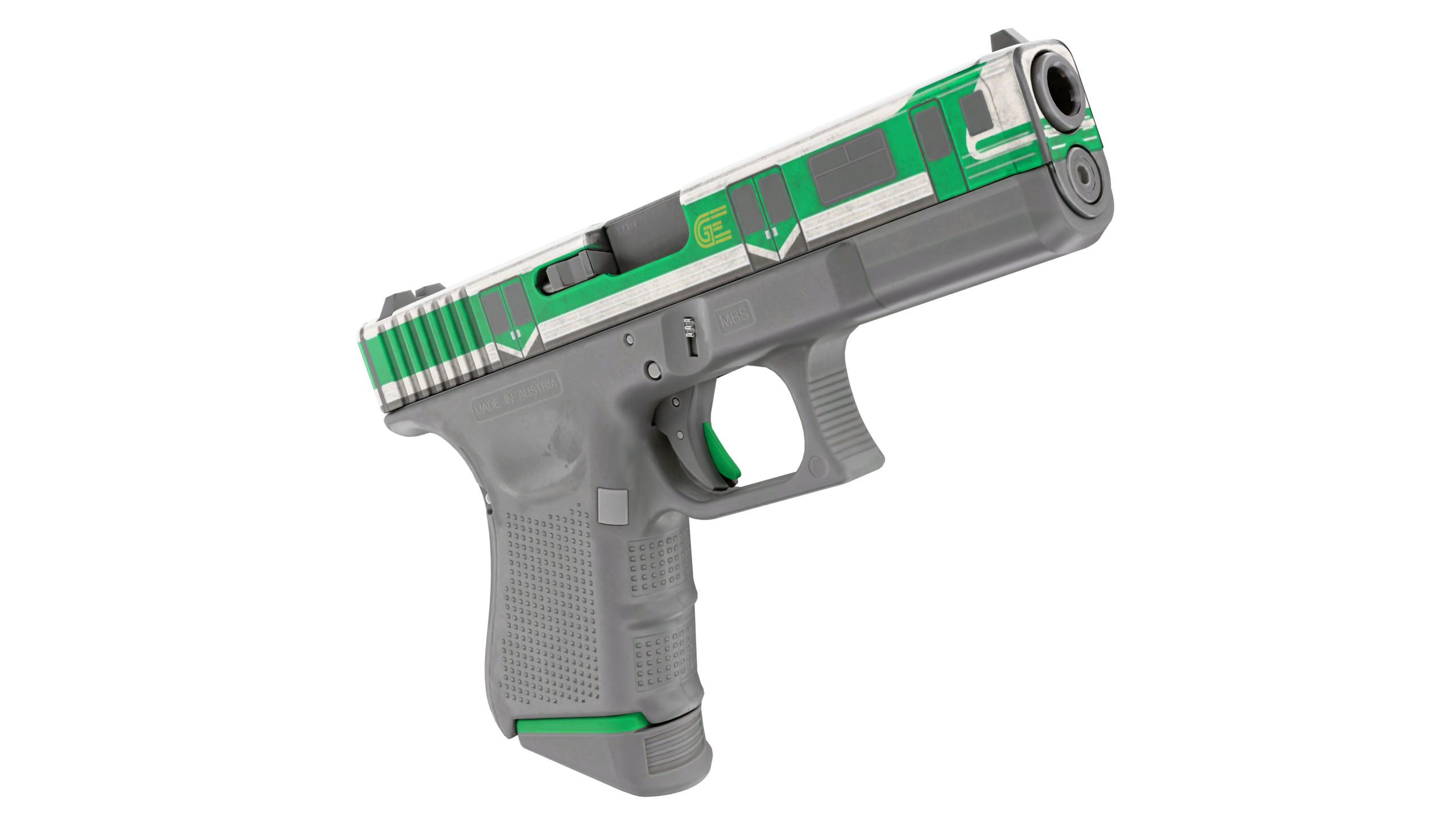 Preview image 3 of Glock-18 | Vihreä linja (Suoraan tehtaalta)