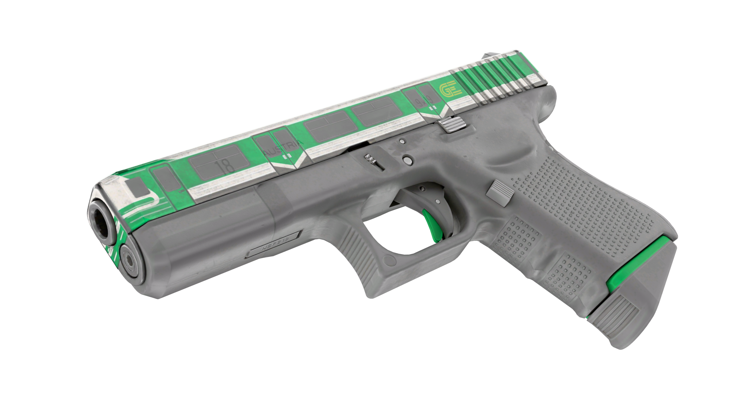 Preview image 4 of Glock-18 | Vihreä linja (Suoraan tehtaalta)
