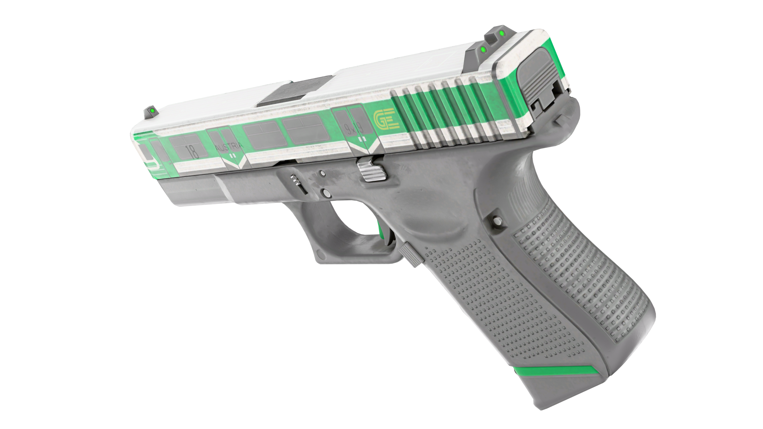 Preview image 5 of Glock-18 | Vihreä linja (Suoraan tehtaalta)