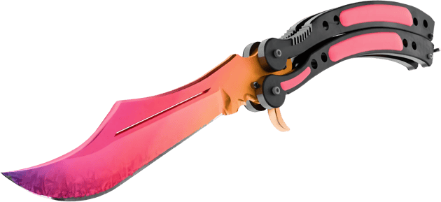 Preview image 2 of ★ Cuchillo Mariposa | Descolorido (Recién fabricado)