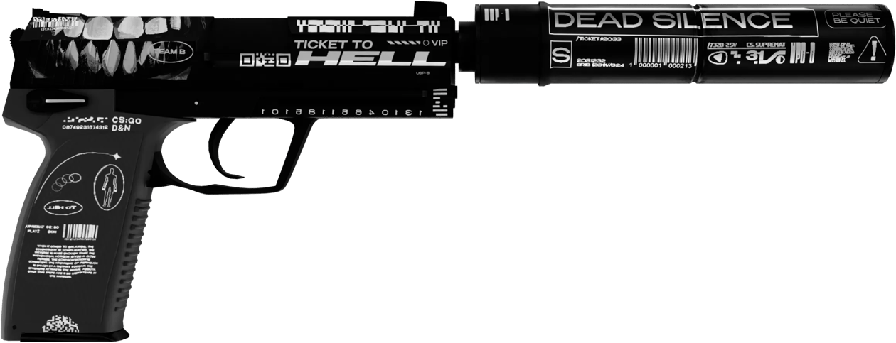 Preview image 1 of USP-S | 地狱门票 (崭新出厂)