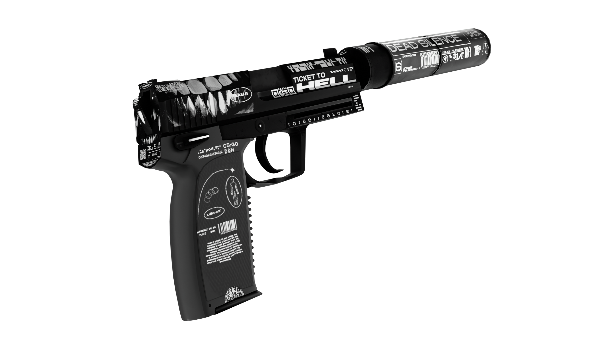 Preview image 2 of USP-S | Menolippu helvettiin (Suoraan tehtaalta)