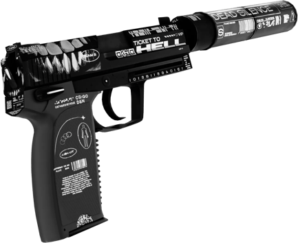 Preview image 2 of USP-S | Billete al infierno (Recién fabricado)