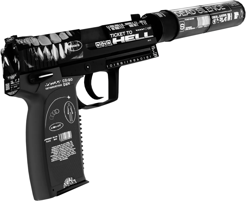 Preview image 2 of USP-S | 地狱门票 (崭新出厂)