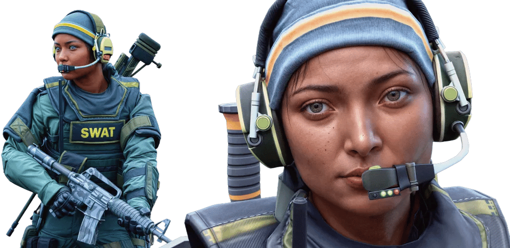 Preview image 4 of 1ʳᵉ lieutenante Farlow | SWAT