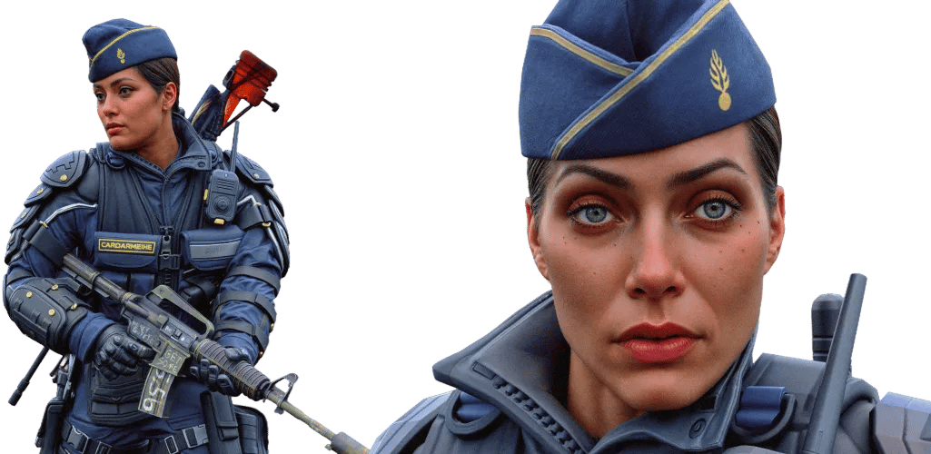 Preview image 3 of 비행 중대 지휘관 루샤드 | 프랑스 헌병대