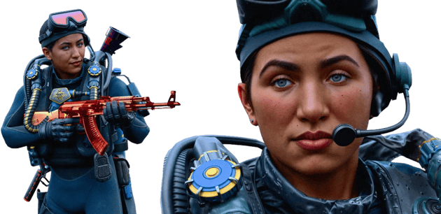 Preview image 3 of 戴薇達「蛙鏡」法南德茲中校 | 美國海豹部隊蛙人