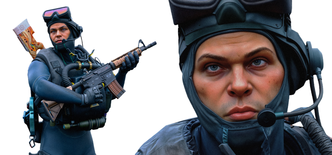 Preview image 3 of Cmdr. Frank 'Wet Sox' Baroud | SEAL Frogman