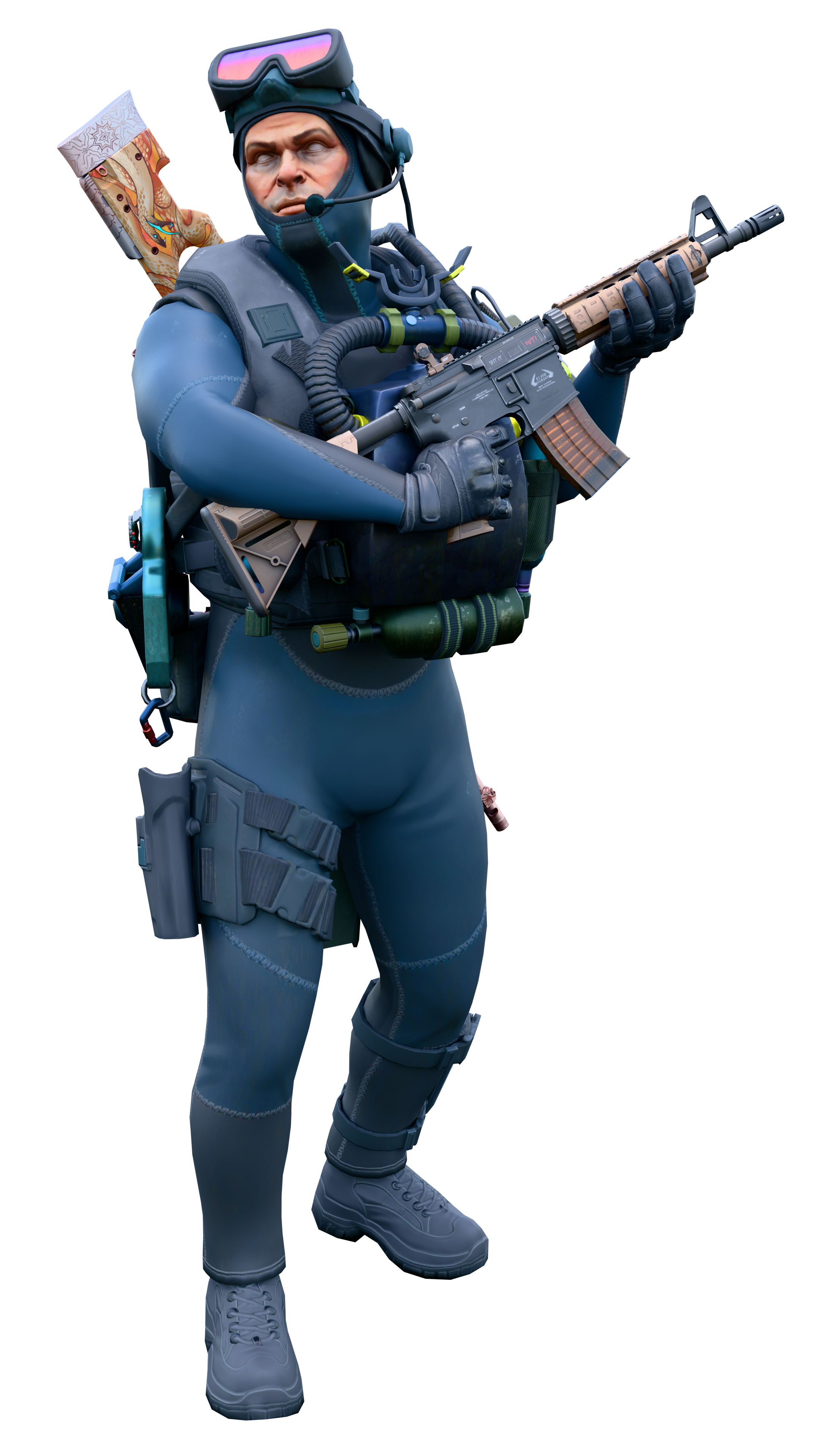 Preview image 2 of Cmdr. Frank 'Wet Sox' Baroud | SEAL Frogman