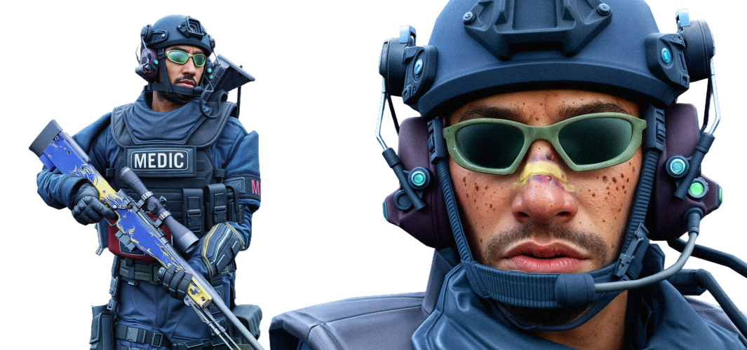 Preview image 3 of John 'Van Healen' Kask | SWAT