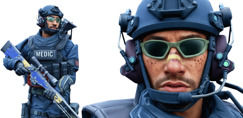 Preview image 3 of John "Van Healen" Kask | SWAT