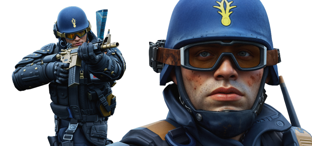 Preview image 3 of Medyk w stopniu podporucznika | Francuska Żandarmeria Narodowa