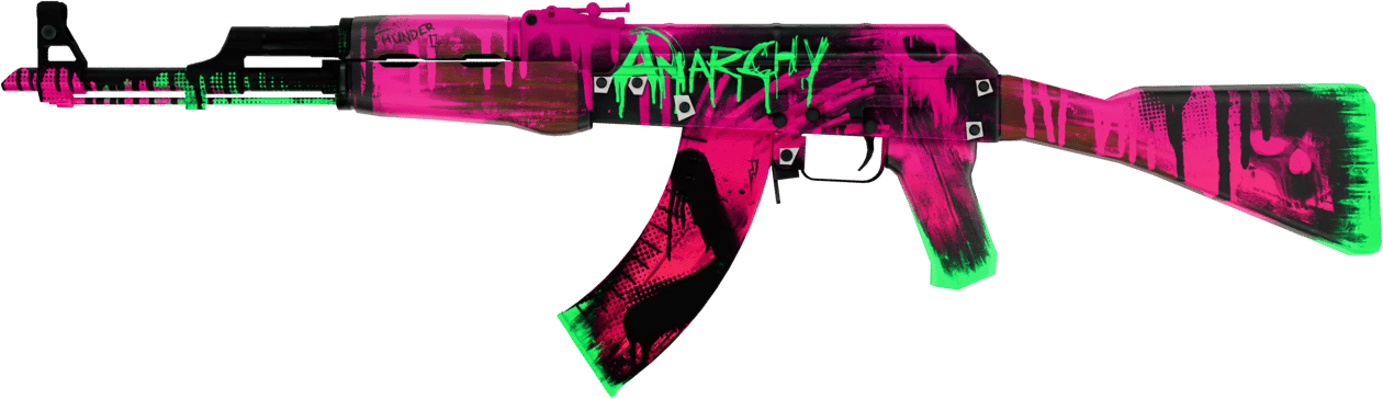 Preview image 1 of AK-47 | Neon Revolution (Nuovo di fabbrica)