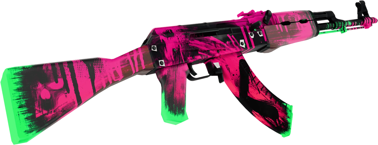 Preview image 4 of AK-47 | Neon Revolution (Nuovo di fabbrica)