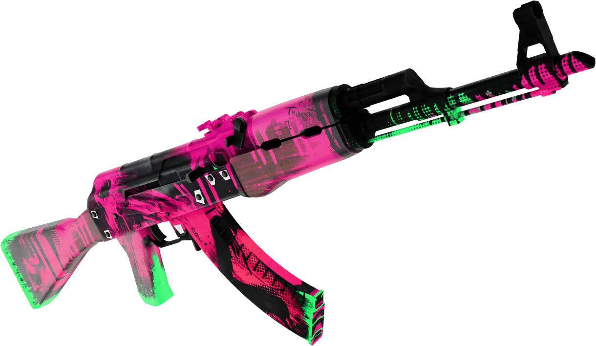 Preview image 5 of AK-47 | Neon Revolution (Nuovo di fabbrica)