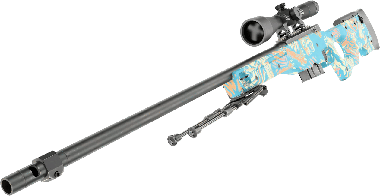 Preview image 2 of AWP | Silk Tiger (FN - Mới cứng)