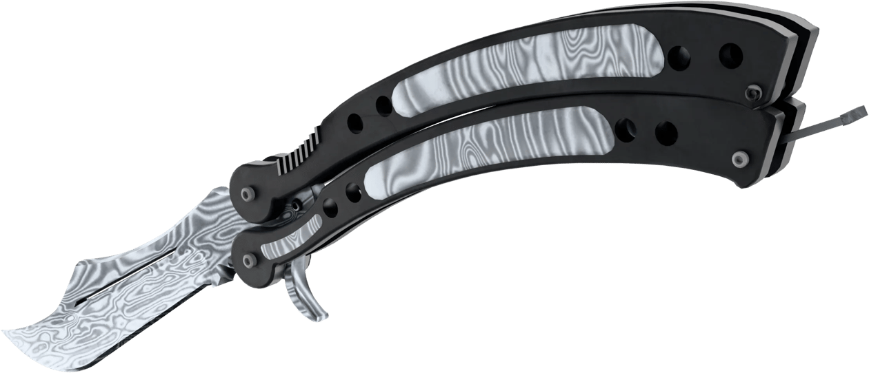Preview image 3 of ★ StatTrak™ Nóż motylkowy | Stal damasceńska (prosto z fabryki)