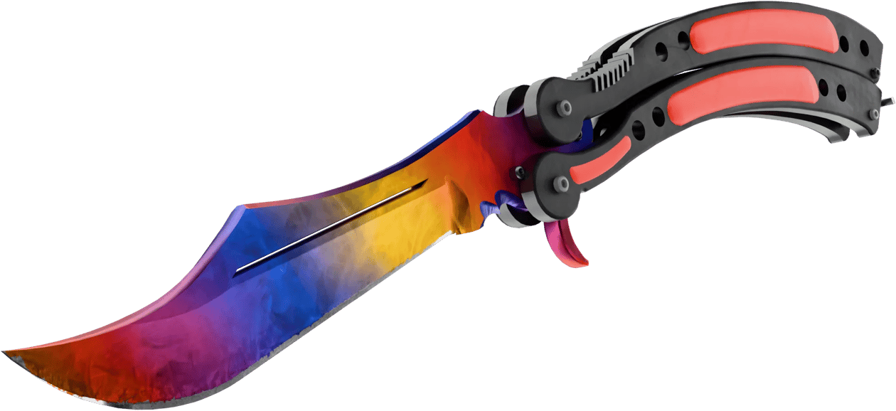 Preview image 2 of ★ Butterfly Knife | Marble Fade (Factory New)
