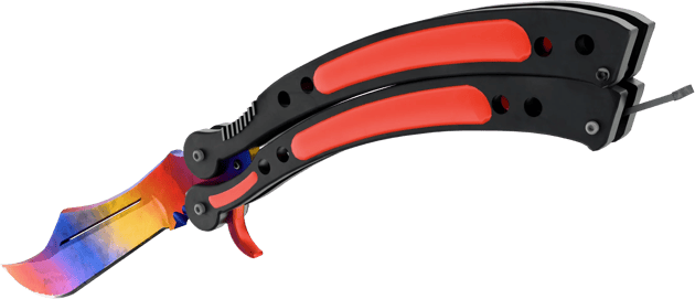 Preview image 3 of ★ StatTrak™ Couteau papillon | Dégradé de marbre (Neuve)