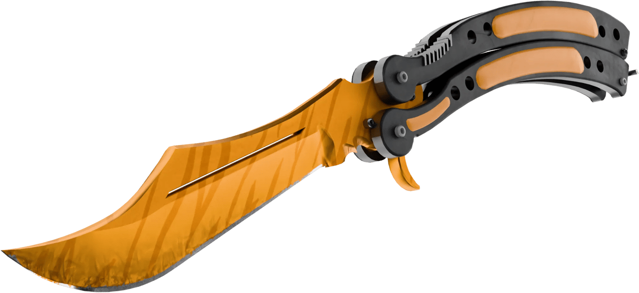 Preview image 2 of ★ Butterfly Knife | Tiger Tooth (Factory New)