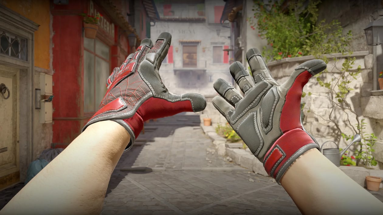 Preview image 2 of ★ Guantes de especialista | Tela escarlata (Recién fabricado)