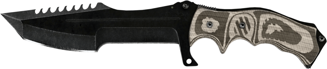 Preview image 1 of ★ Jagdmesser | Schwarz laminiert (Fabrikneu)