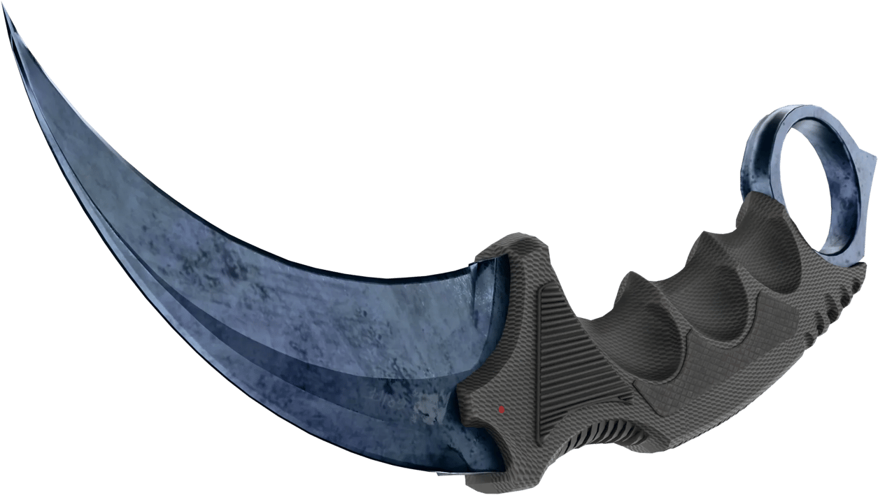 Preview image 2 of ★ StatTrak™ Karambit | Azul metalizado (Recién fabricado)