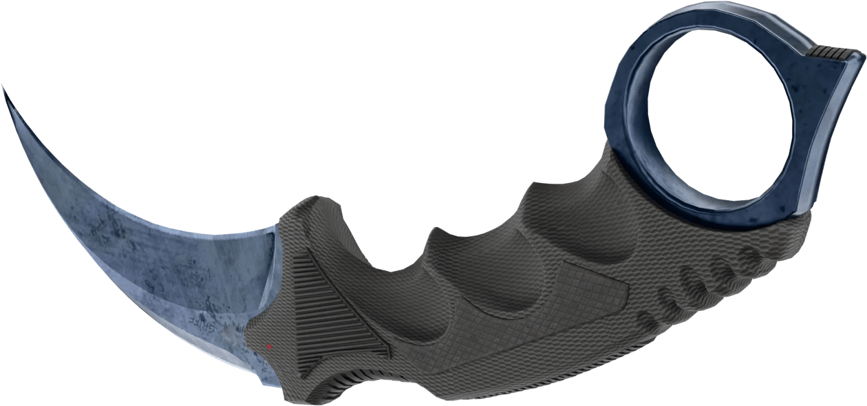 Preview image 3 of ★ StatTrak™ Karambit | Azul metalizado (Recién fabricado)