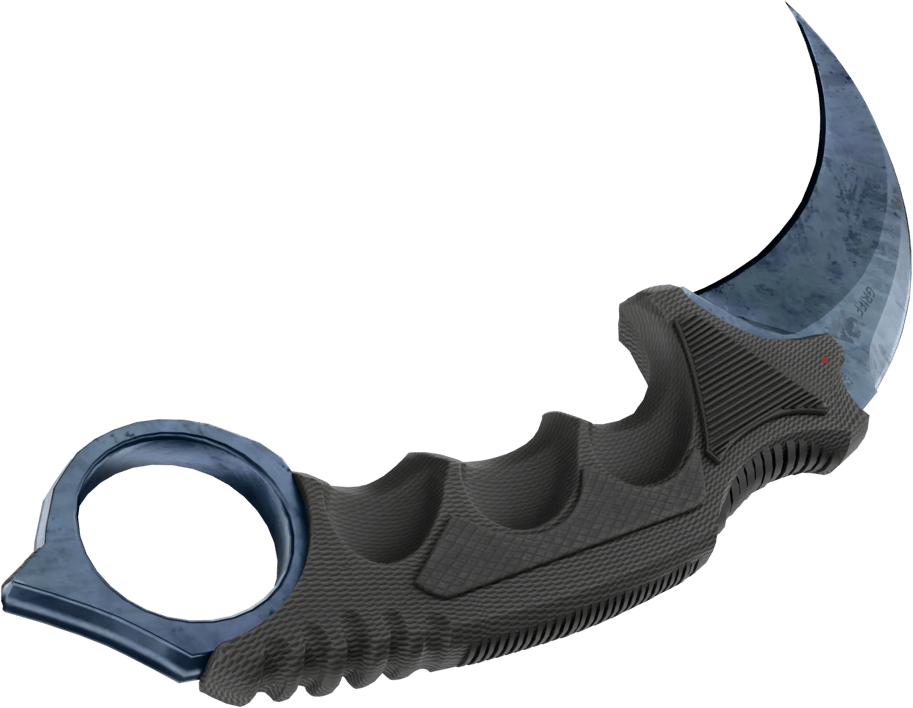Preview image 4 of ★ StatTrak™ Karambit | Azul metalizado (Recién fabricado)