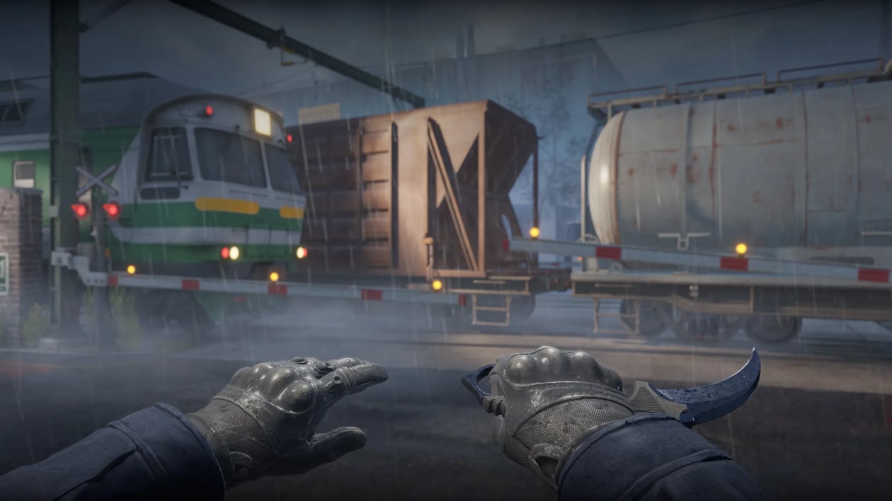 Preview image 7 of ★ StatTrak™ Karambit | Azul metalizado (Recién fabricado)