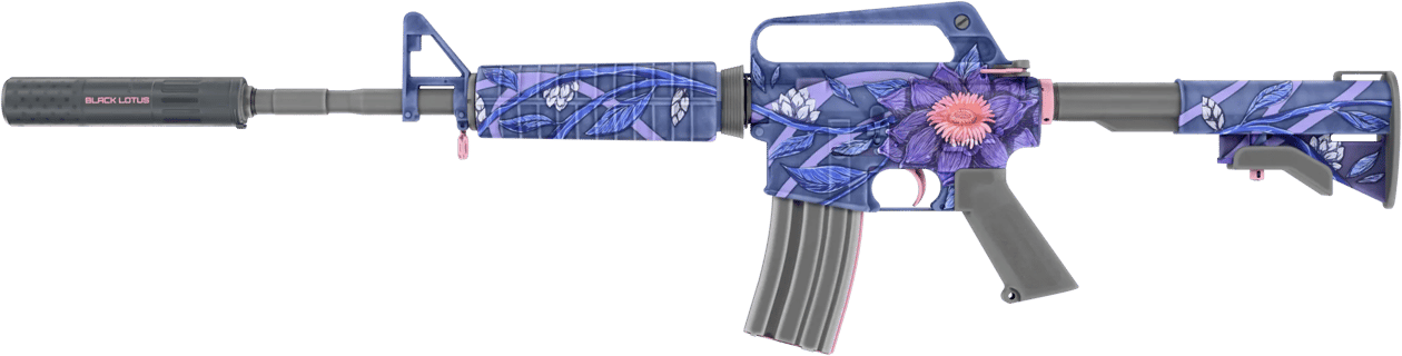 Preview image 1 of StatTrak™ M4A1-S | Black Lotus (FN - Mới cứng)
