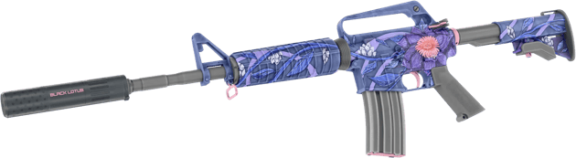 Preview image 2 of StatTrak™ M4A1-S | Black Lotus (FN - Mới cứng)