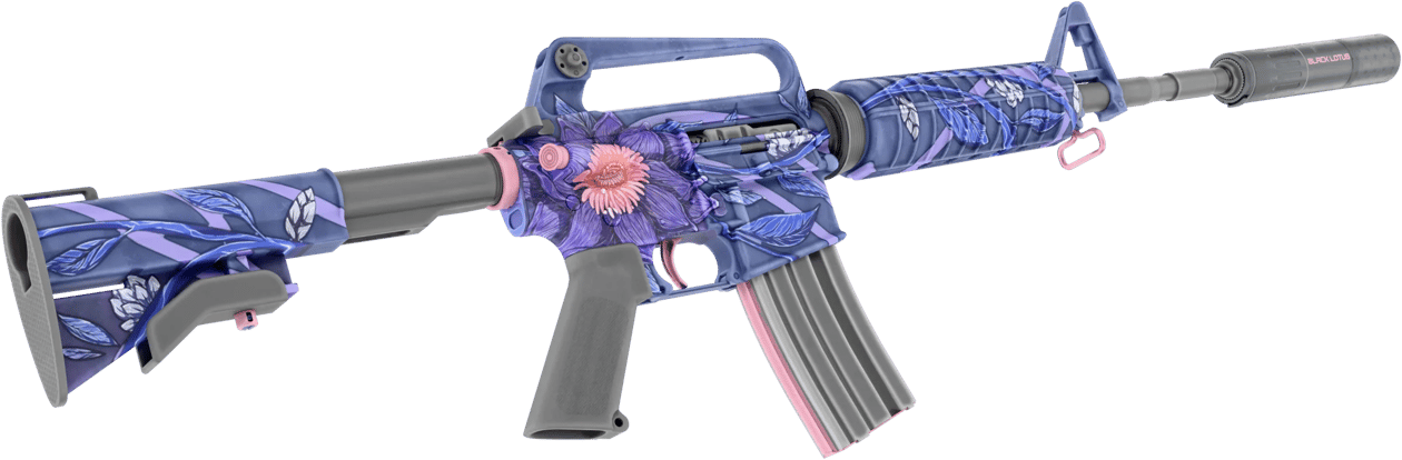 Preview image 4 of StatTrak™ M4A1-S | Black Lotus (FN - Mới cứng)