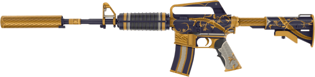 M4A1-S | Serpentin doré (Neuve)