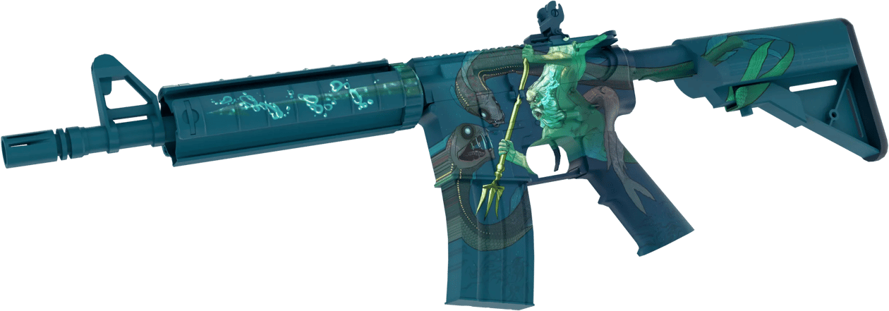 Preview image 2 of M4A4 | Poseidon (Factory New)