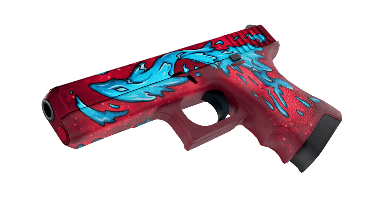 Preview image 4 of Glock-18 | Water Elemental (Factory New)