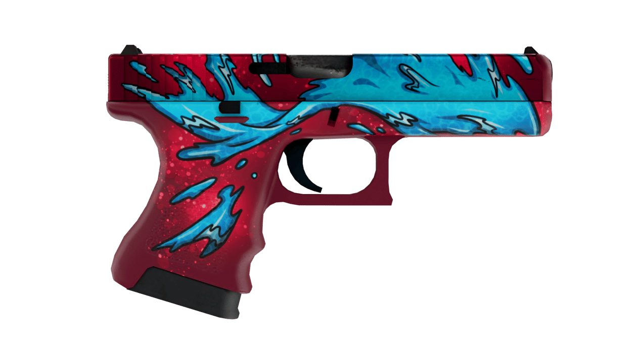 Preview image 1 of Glock-18 | Water Elemental (Factory New)